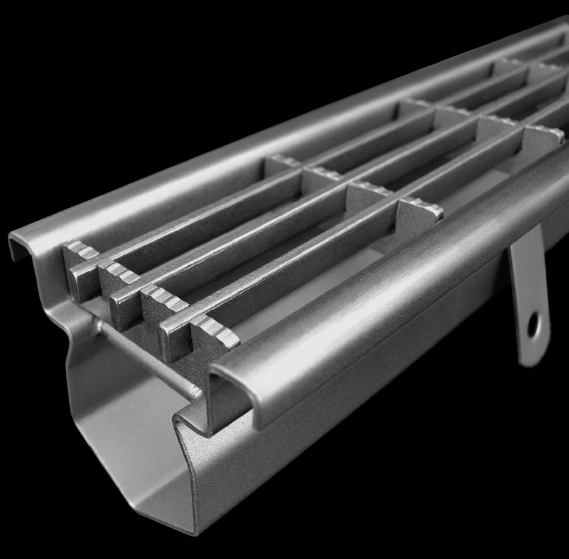 Inoxsystem total hygienic grids, resistance, safety and hygiene in stainless steel