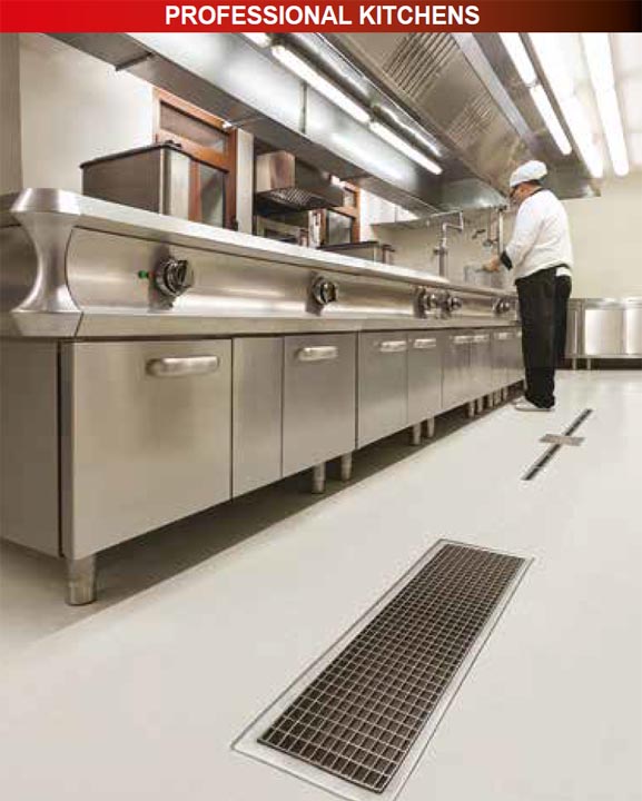  Inoxsystem examples of application - professional kitchens