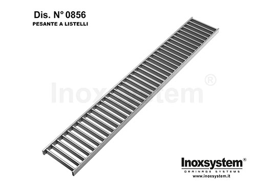 Ladder gratings flat bars 25x8 mesh width 20 in stainless steel