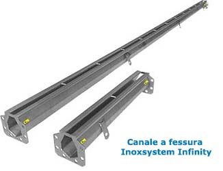 canale a fessura inoxsystem infinity